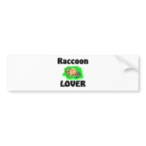 Raccoon Lover bumper stickers