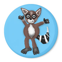 Raccoon Magnet by Rajee1 Raccoon Magnet