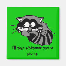 Raccoon Magnet