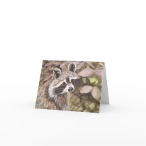 Raccoon Note card
