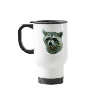 Raccoon Picture Travel Mug