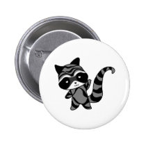 raccoon buttons