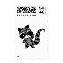 raccoon postage stamp