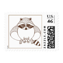 Raccoon Stamp