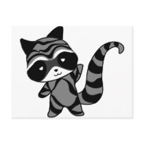 raccoon postcards