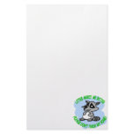 raccoon personalized stationery