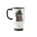 RACCOON TRAVEL MUG by joshtbck RACCOON TRAVEL MUG