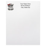 Raccoon Twins Letterhead Template