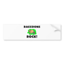 Raccoons Rock bumper stickers