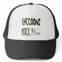 Raccoons Rock! Hat by TShirtDotCom Raccoons Rock! Hat
