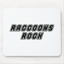Raccoons Rock mousepads