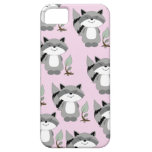 Raccoons Woodland iPhone 5 Casemate Case (Pink)