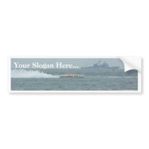 Race Boats bumper stickers