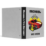 Race Car 4th Birthday Binder