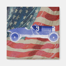 Race Car #9 Magnets