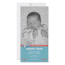 Race Car Birth Announcement Custom Photo Card