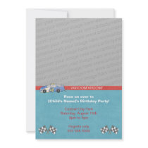 Race Car Birthday Invitation by artladymanor Race Car Birthday Invitation