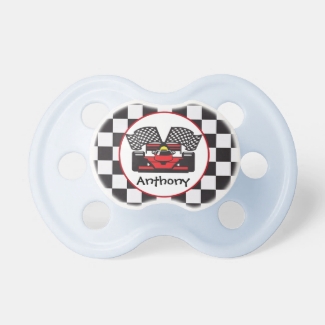 Race Car Design Pacifier