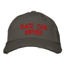 race car driver baseball cap embroidered hats