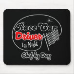 Race Car Driver by Night Chef by Day Mousepads