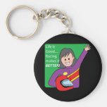 Race Car Girl Key Chains