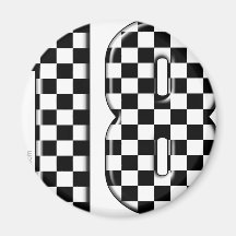 race car number 18 magnets