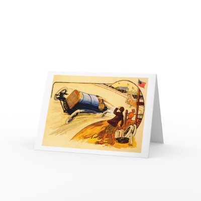 Auto Racing Posters on Race Car   Vintage Motor Car Poster Greeting Card From Zazzle Com