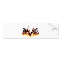 Race Flag bumper stickers by SouthPawArt Race Flag bumper stickers