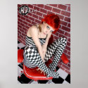 Race Girl Poster posters