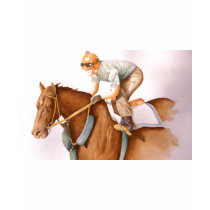 Race Horse and Jockey t-shirts
