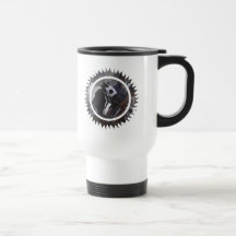 Race Horse Plastic Travel Mug