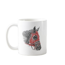Race Horse Portrait mugs