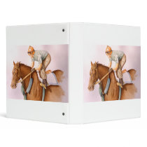 Race Horse WaterColor binders by Incatneato Race Horse WaterColor binders