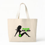 Race Naked Tote Bag