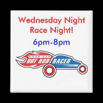Race Night Reminder Magnet