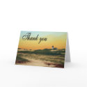 Race Point Lighthouse Thank you Card by WNihillArt Race Point Lighthouse Thank you Card