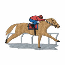 Racehorse embroidered shirts by ZazzleEmbroidery Racehorse embroidered shirts