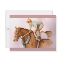 RaceHorse WaterColor invitations by Incatneato RaceHorse WaterColor invitations