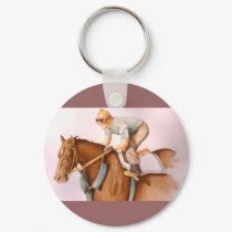 RaceHorse WaterColor keychains by Incatneato RaceHorse WaterColor keychains