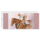 RaceHorse WaterColor Rack Card Template