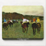 Racehorses In Longchamp By Edgar Degas Mousepad