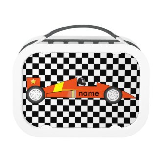 Raceway Personalized Lunchbox Yubo Lunch Box