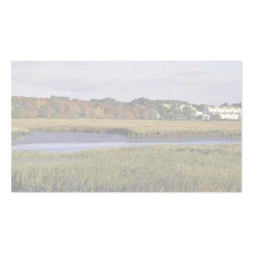 Rachel Carson National Wildlife Refuge, Maine Business Card Template (back side)