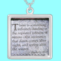 Rachel Carson Quote Necklace necklaces