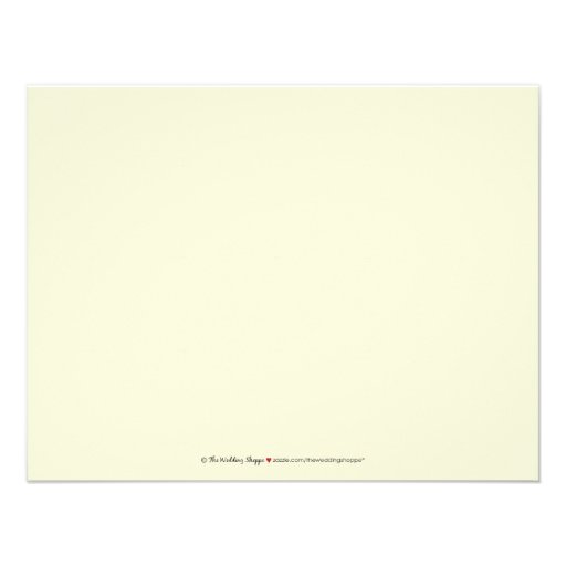 ::rachel:: Charming Plum Damask 4.25x5.5" Response Custom Announcement
