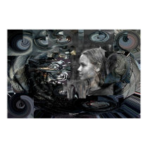 Rachel in a Tesseract posters