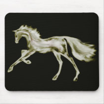 Rachel ~ Silver Deco Mousepad