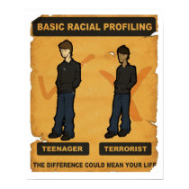 Racial Profiling Poster