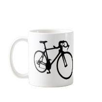Racing bicycle coffee mug