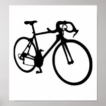 Racing bicycle print